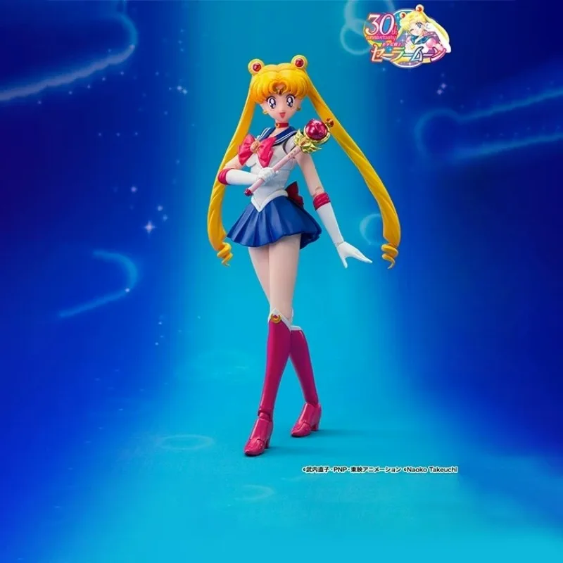 Bandai SHF Sailor Moon Usagi Tsukino Crystal Heart Articulated Figure Model Decor Collectible Desktop Ornament Surprise Gift
Bandai SHF Sailor Moon Usagi Tsukino Crystal Heart Articulated Figure Model Decor Collectible Desktop Ornament Surprise Gift