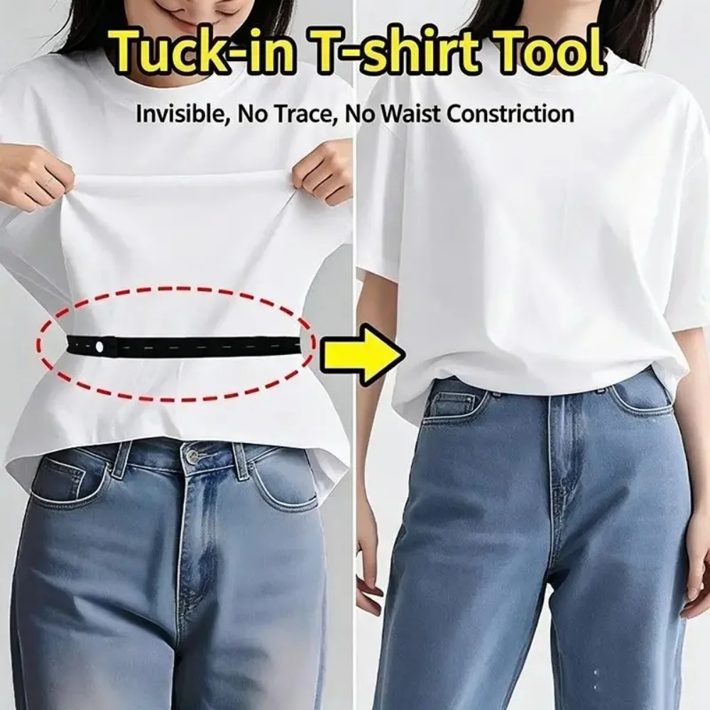 Shirt Stay Belt Adjustable Elastic T-Shirt Waist Tuck Tool For Clothing Hem Fixing Non-slip Wrinkle-Proof Shirt Holder Straps
Shirt Stay Belt Adjustable Elastic T-Shirt Waist Tuck Tool For Clothing Hem Fixing Non-slip Wrinkle-Proof Shirt Holder Straps
