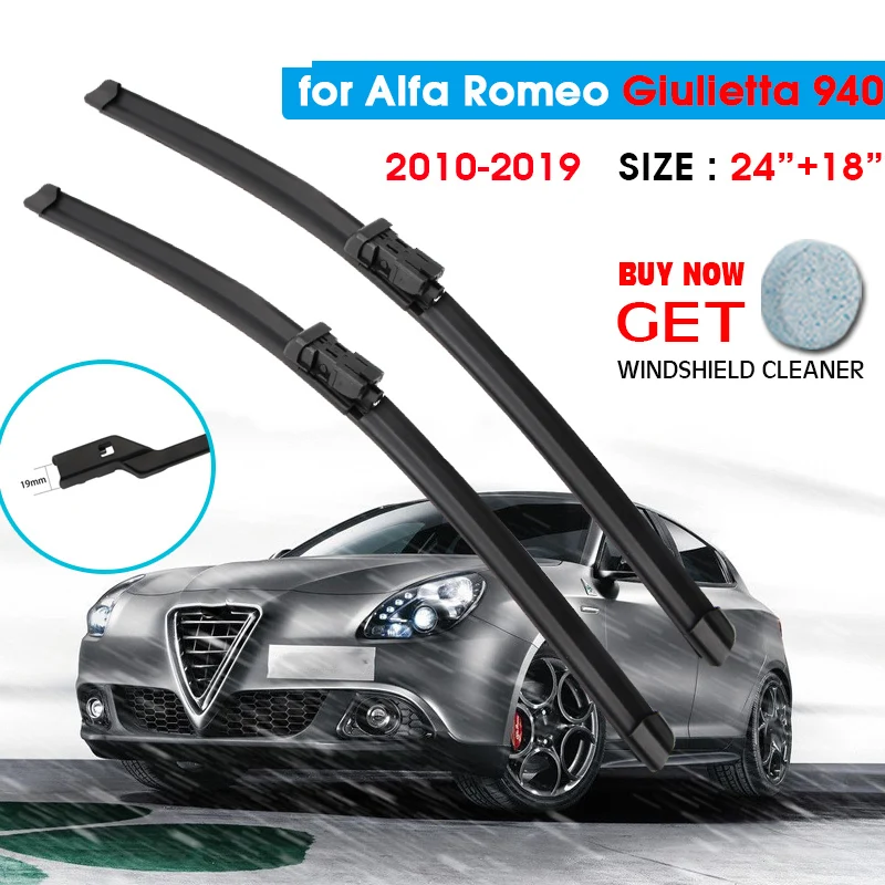 Car Wiper Blade For Alfa Romeo Giulietta 940 24"+18" 2010-2019 Auto Windscreen Windshield Wiper Blade Window Fit Push Button Arm
Car Wiper Blade For Alfa Romeo Giulietta 940 24"+18" 2010-2019 Auto Windscreen Windshield Wiper Blade Window Fit Push Button Arm