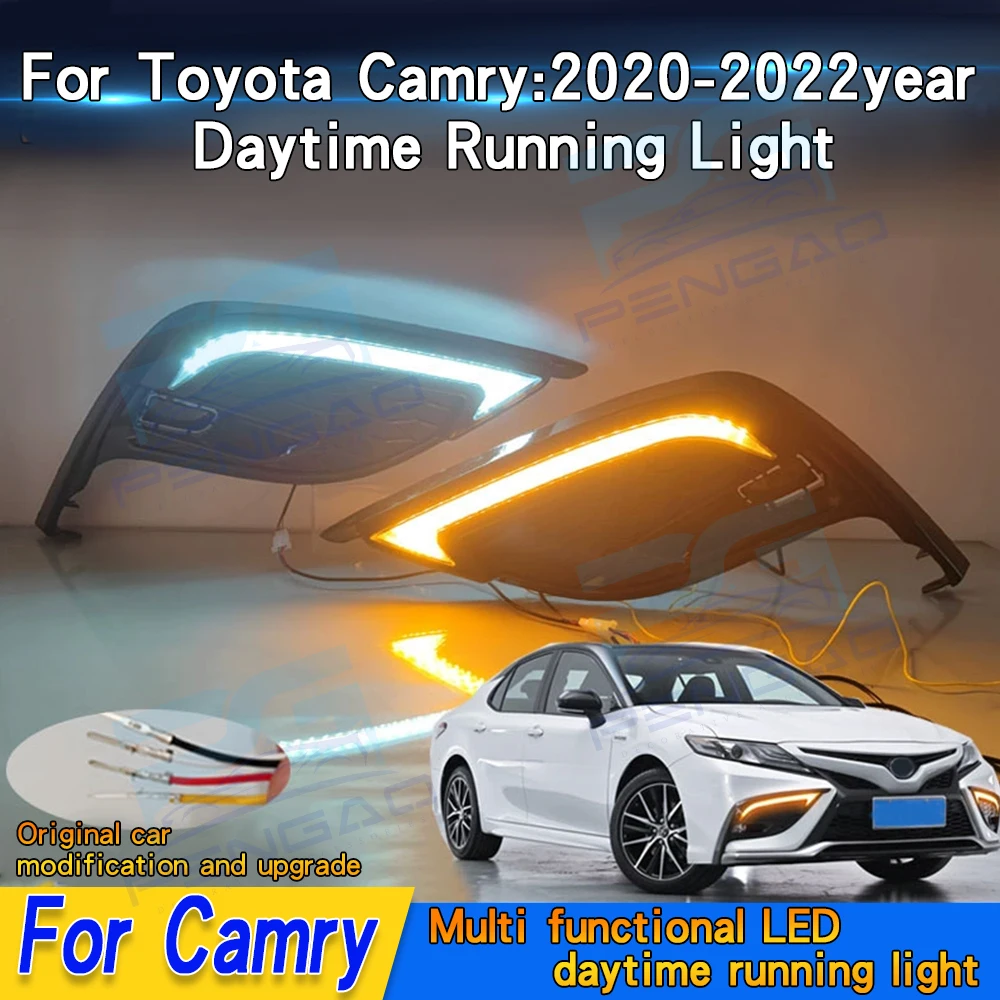 Generation Sporty Dynamic version LED daytime running turn signal lights For Toyota Camry daytime running lights 9th 2021-2023
Generation Sporty Dynamic version LED daytime running turn signal lights For Toyota Camry daytime running lights 9th 2021-2023