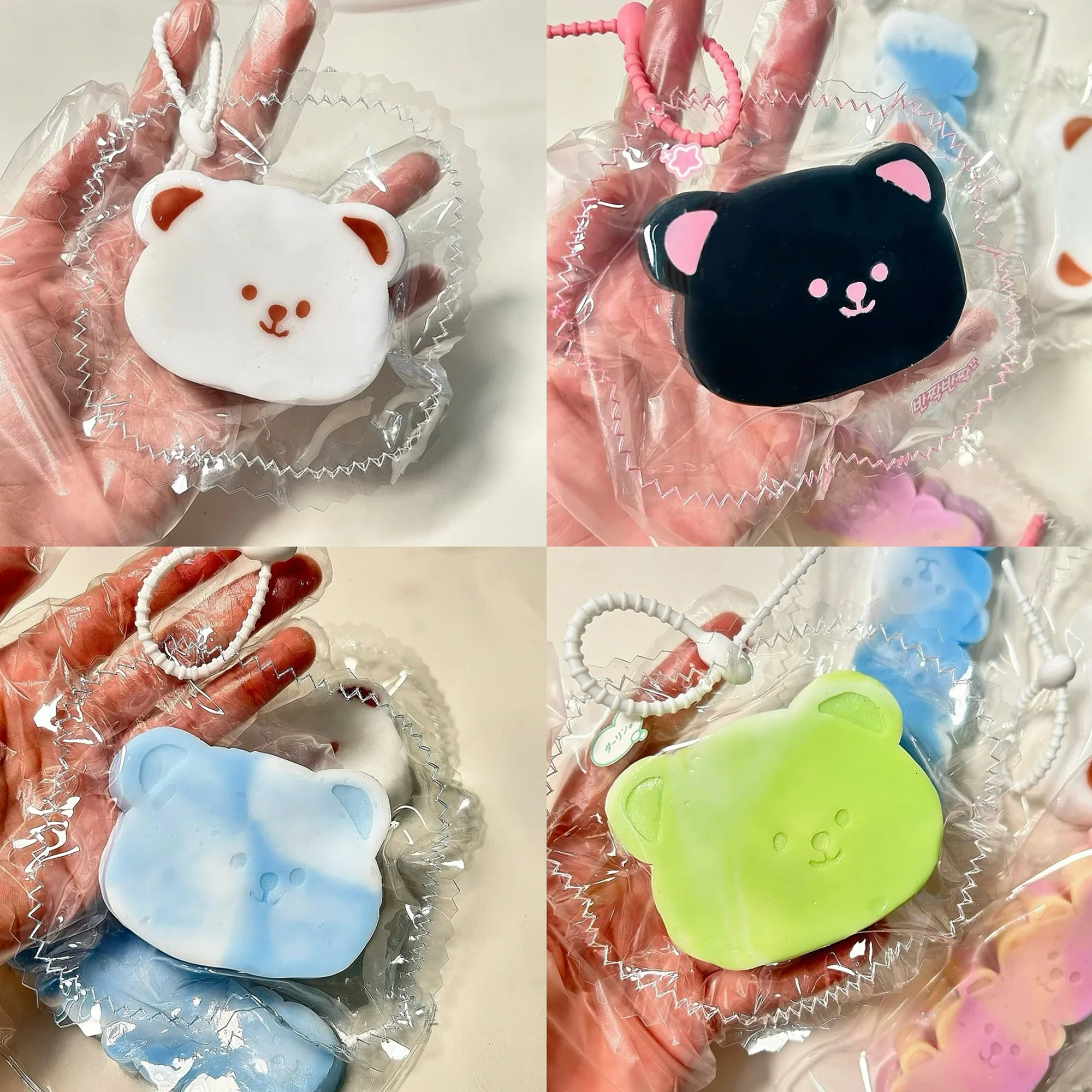 Taba Squishy Tabby Silicone Toy Handmade Rainbow Colorful Bear Head Tabby Squishy Hand Relax Stress Release Gift Toy
Taba Squishy Tabby Silicone Toy Handmade Rainbow Colorful Bear Head Tabby Squishy Hand Relax Stress Release Gift Toy