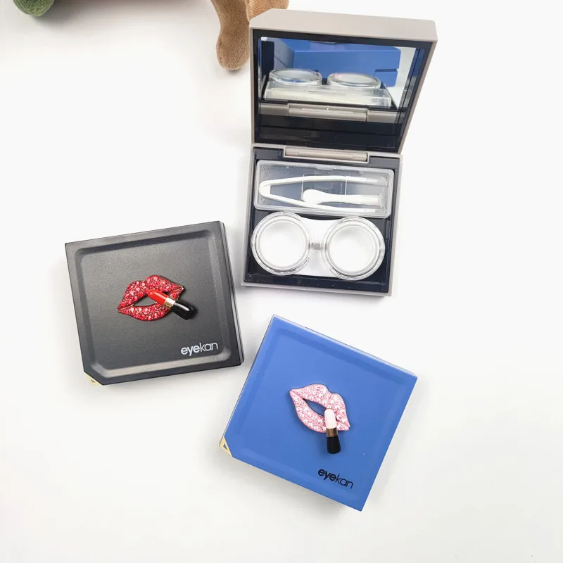 Mini Portable Rhinestone Red Lips Pattern Contact Lens Case Travel Storage Box for Eyewear & Lenses - Compact Storage Solution V
Mini Portable Rhinestone Red Lips Pattern Contact Lens Case Travel Storage Box for Eyewear & Lenses - Compact Storage Solution V