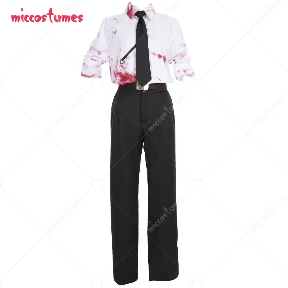 Miccostumes/костюм унисекс для костюмированной вечеринки с изображением бензопилы Denji, комплект из белой рубашки и брюк
Miccostumes/костюм унисекс для костюмированной вечеринки с изображением бензопилы Denji, комплект из белой рубашки и брюк