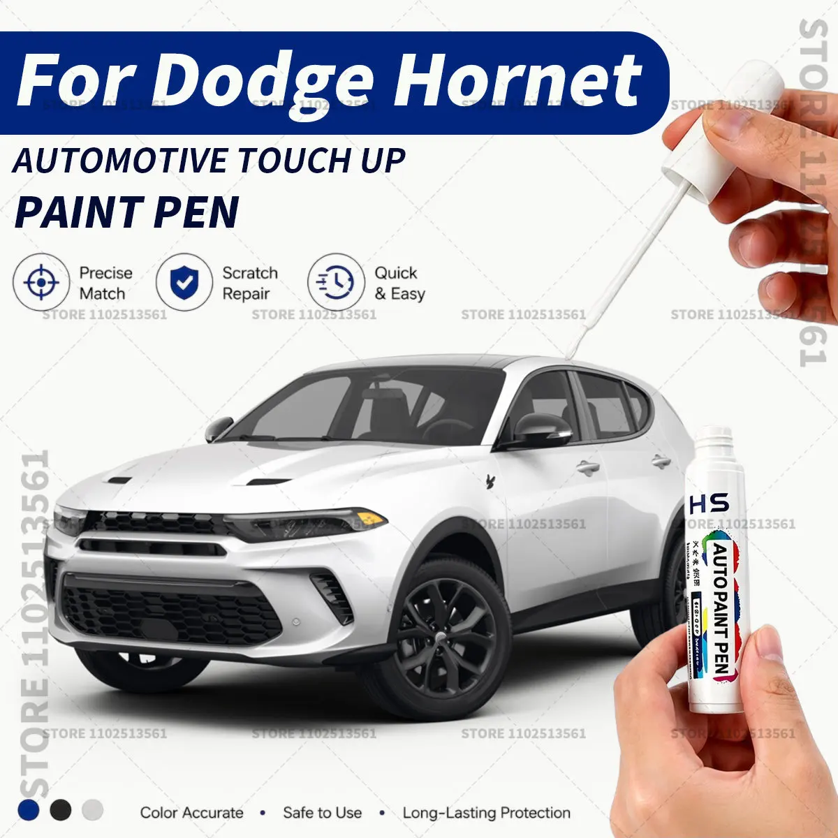 Car Scratch Repair Pen – Easy Auto Paint Touch Up for Smooth Finish For Dodge Hornet Blue Steele White Gray Cray
Car Scratch Repair Pen – Easy Auto Paint Touch Up for Smooth Finish For Dodge Hornet Blue Steele White Gray Cray