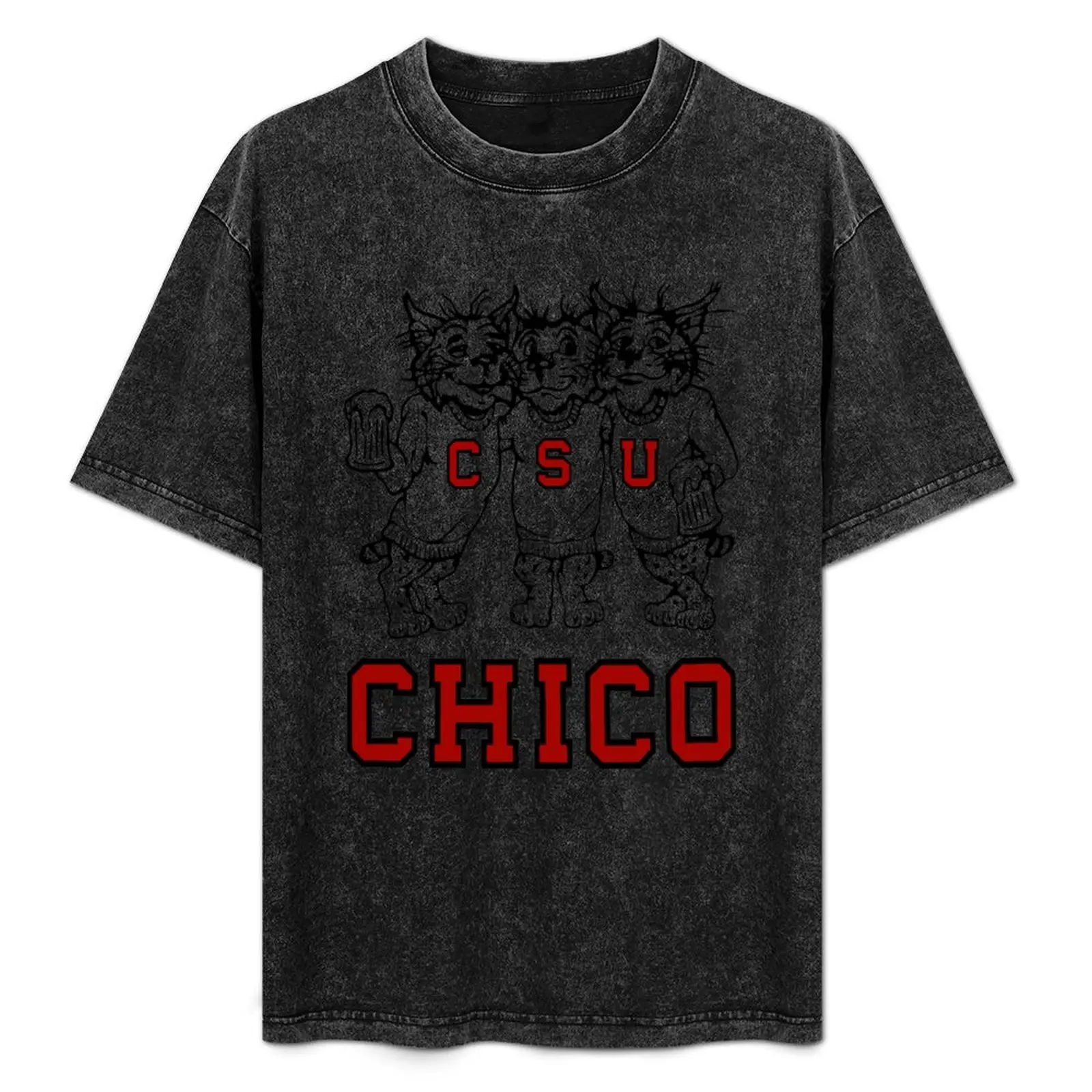Chico State Vintage Drinking Wildcats Logo From The 1970's / 1980's T-Shirt Basic Plain Tee for Spring and Summer
Chico State Vintage Drinking Wildcats Logo From The 1970's / 1980's T-Shirt Basic Plain Tee for Spring and Summer