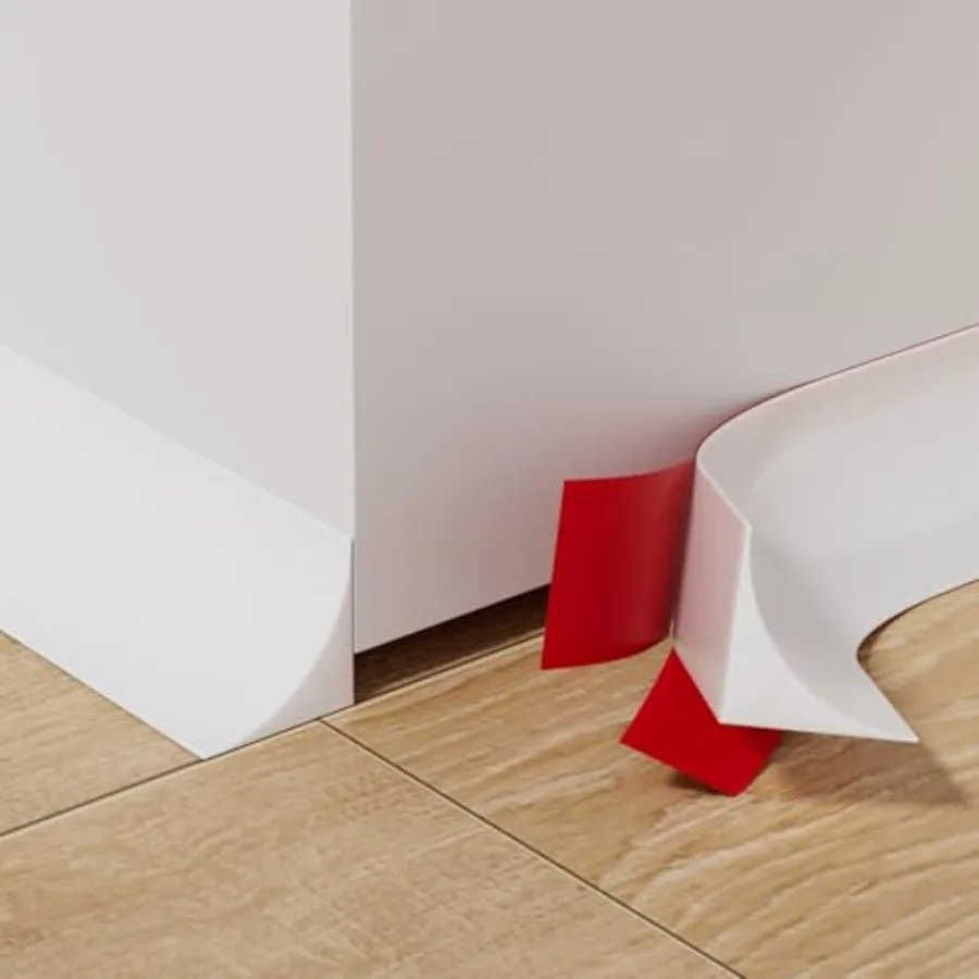 Flexible Quarter Round Molding, Peel and Stick Shoe Molding Baseboard, Selfadhesive Corner Trim for Wall Floor Edge, Bendable R
Flexible Quarter Round Molding, Peel and Stick Shoe Molding Baseboard, Selfadhesive Corner Trim for Wall Floor Edge, Bendable R