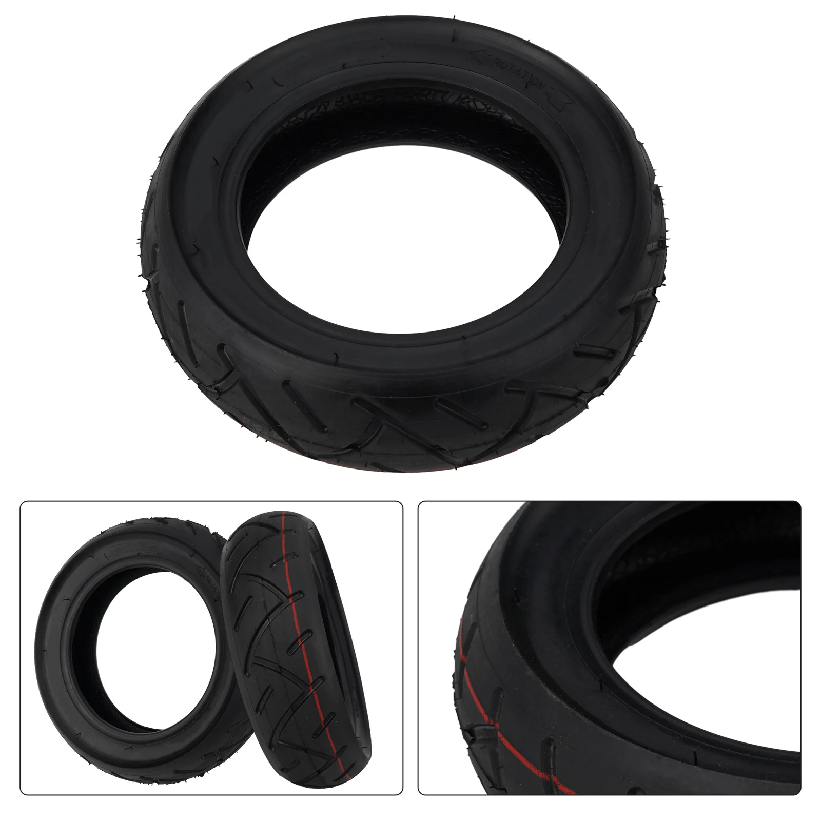 For X Iao*mi Electric Scooter Tubeless Tire 10x3.00-6.5 Black High Quality Material Rubber High Quality Practical Brand New
For X Iao*mi Electric Scooter Tubeless Tire 10x3.00-6.5 Black High Quality Material Rubber High Quality Practical Brand New