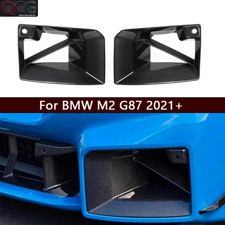 For BMW M2 G87 2021+ carbon fiber front bumper air vent cover trim Foglamp mesh grill MP style car fog lamp frame body kit
For BMW M2 G87 2021+ carbon fiber front bumper air vent cover trim Foglamp mesh grill MP style car fog lamp frame body kit