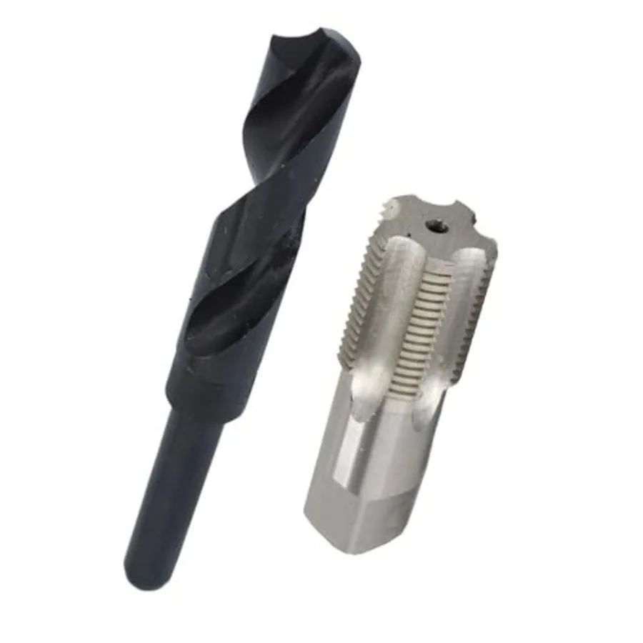 High Speed Steel Garden Hose Tap and 31/32" HSS 1/2" Shank Drill Bit Kit
High Speed Steel Garden Hose Tap and 31/32" HSS 1/2" Shank Drill Bit Kit