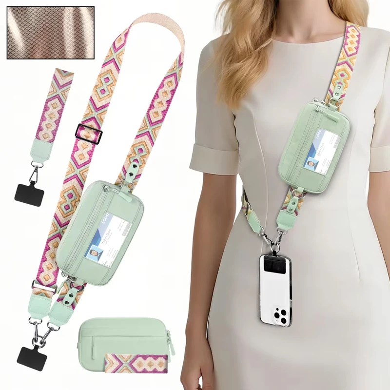 Trend Stripes Diagonal Cross Mobile Phone Lanyard Strap with Multifunctional Wallet Portable Storage Bag for Travel Anti Loss
Trend Stripes Diagonal Cross Mobile Phone Lanyard Strap with Multifunctional Wallet Portable Storage Bag for Travel Anti Loss