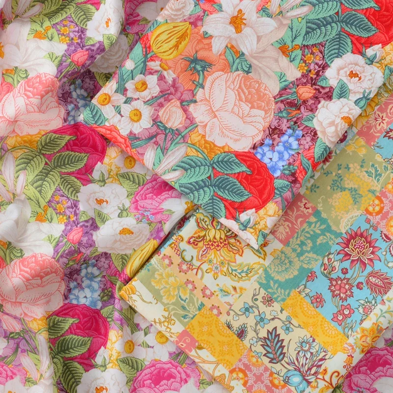 Большая ткань из хлопкового поплина 40S (145x50 см) с красивым цветочным принтом для рукоделия, пошива одежды, фотосессий и шитья
Большая ткань из хлопкового поплина 40S (145x50 см) с красивым цветочным принтом для рукоделия, пошива одежды, фотосессий и шитья