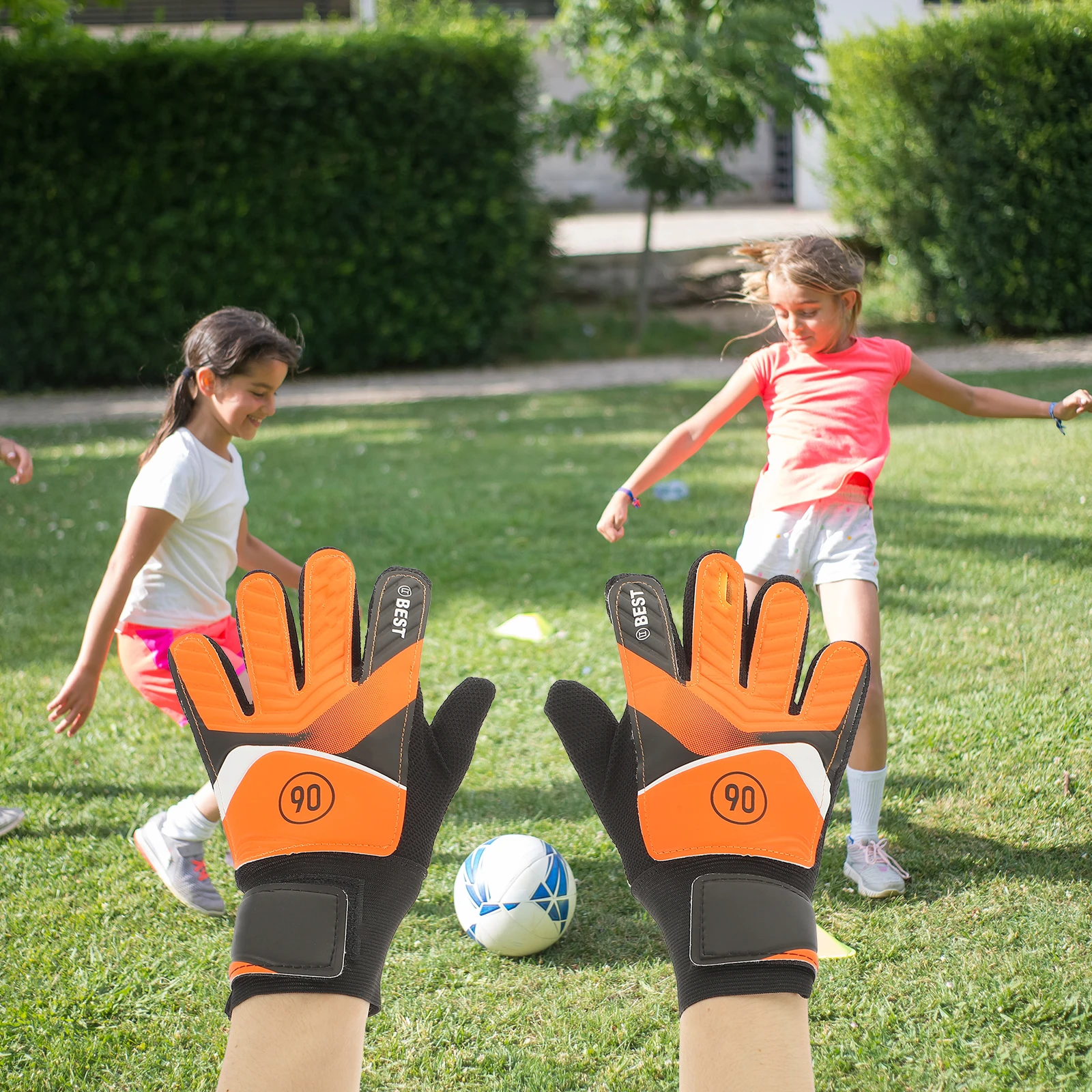 Soccer Goalie Gloves Goalkeeper for Anti-collision Kid Football Accessories Orange Men Children Boy
Soccer Goalie Gloves Goalkeeper for Anti-collision Kid Football Accessories Orange Men Children Boy