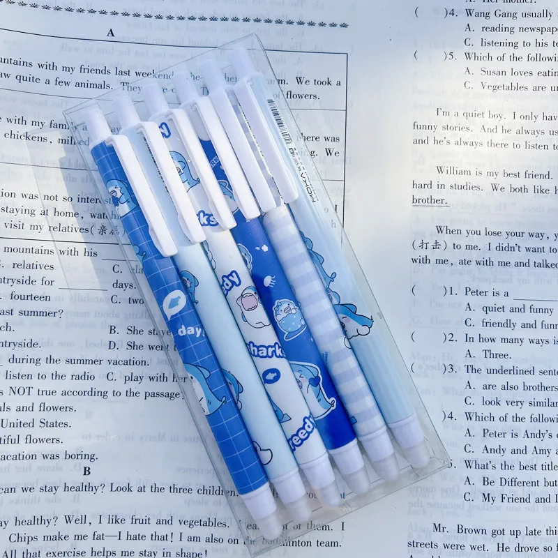6pcs/set Kawaii Erasable Gel Pens Cute Pens Blue Ink Gel Pen Erasable Office School Writing Stationery Gel Ink Pen
6pcs/set Kawaii Erasable Gel Pens Cute Pens Blue Ink Gel Pen Erasable Office School Writing Stationery Gel Ink Pen