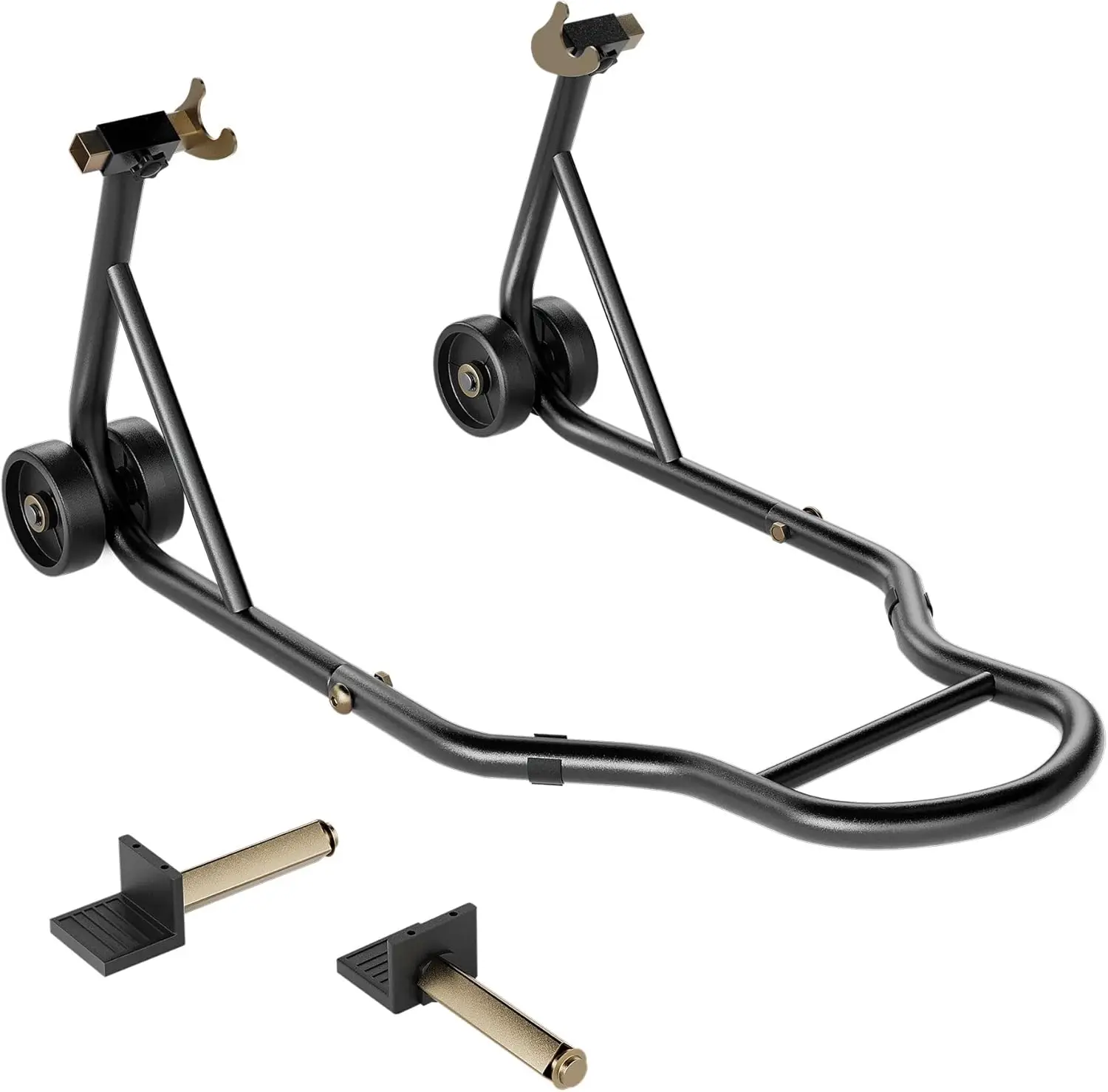 Motorcycle Stand, 441 Lbs Capacity Rear Wheel Lift with U+L Adjustable Swingarm Spool, Heavy Duty Paddock Stand for BMW
Motorcycle Stand, 441 Lbs Capacity Rear Wheel Lift with U+L Adjustable Swingarm Spool, Heavy Duty Paddock Stand for BMW