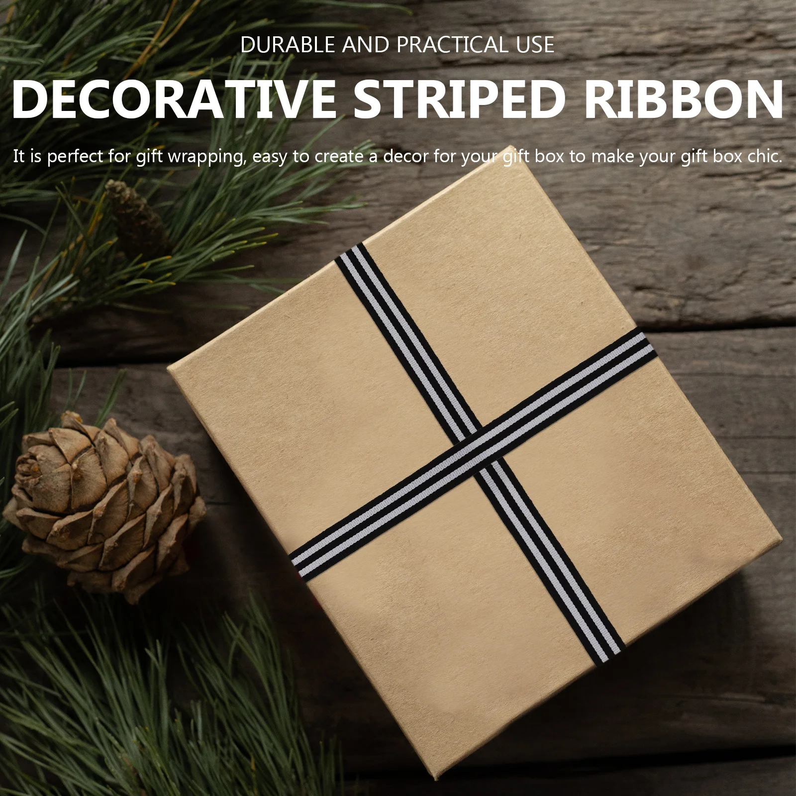 1 Roll Premium Striped Gift Wrap Ribbon Strong Flexible Ribbon for DIY Crafts Medal Ribbons Flower Arrangements Festive Event
1 Roll Premium Striped Gift Wrap Ribbon Strong Flexible Ribbon for DIY Crafts Medal Ribbons Flower Arrangements Festive Event