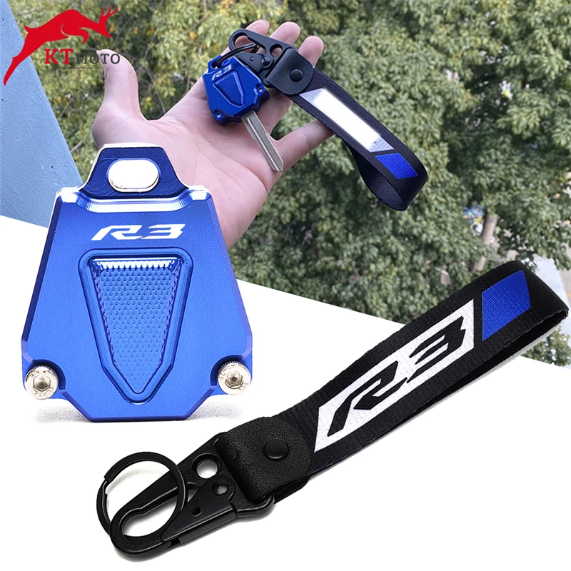 CNC Key Cover Case Shell & Embroidery Badge Keyring For Yamaha YZF-R3 YZFR3 R3 2015 -2022 Motorcycle Accessories
CNC Key Cover Case Shell & Embroidery Badge Keyring For Yamaha YZF-R3 YZFR3 R3 2015 -2022 Motorcycle Accessories