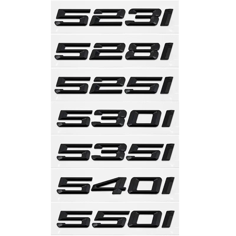 3D ABS Car Trunk Letters Logo Decals Badge Emblem Sticker For BMW 5 Series 520i 525i 528i 530i 535i 540i E39 E60 E61 F07 F10 F11
3D ABS Car Trunk Letters Logo Decals Badge Emblem Sticker For BMW 5 Series 520i 525i 528i 530i 535i 540i E39 E60 E61 F07 F10 F11