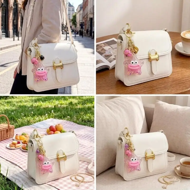 Unique Luminous Star Shaped Holder Acrylic Backpack Hanging Charm With Moving Sand Inside For Night Use
Unique Luminous Star Shaped Holder Acrylic Backpack Hanging Charm With Moving Sand Inside For Night Use