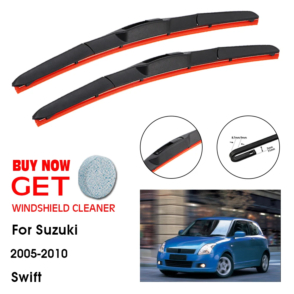Car Wiper Blade For Suzuki Swift 21"+18" 2005-2010 Front Window Washer Windscreen Windshield Silica Gel Wiper Blades Accessorie
Car Wiper Blade For Suzuki Swift 21"+18" 2005-2010 Front Window Washer Windscreen Windshield Silica Gel Wiper Blades Accessorie