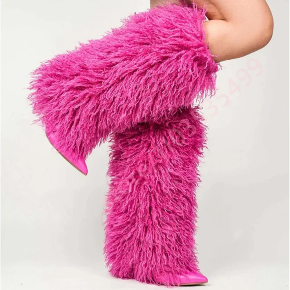 Женские плюшевые зимние ботинки с острым носком, новинка 2025, стильные пикантные высокие каблуки на высоком каблуке, модные повседневные длинные ботинки для подиума, вечеринки
Женские плюшевые зимние ботинки с острым носком, новинка 2025, стильные пикантные высокие каблуки на высоком каблуке, модные повседневные длинные ботинки для подиума, вечеринки