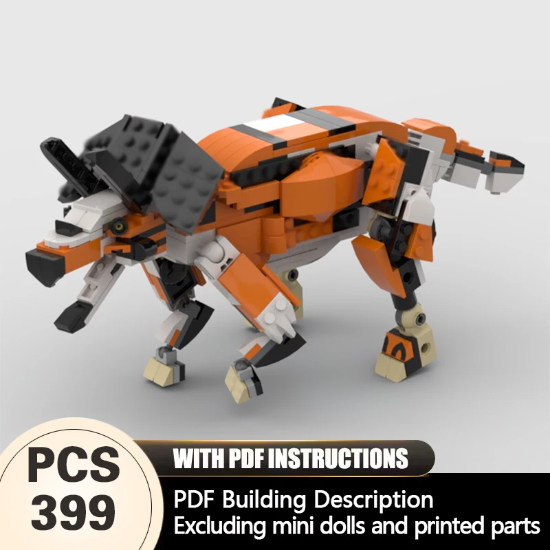 Creators Animal Series Model MOC Building Bricks Triceratops Modular Technology Gifts Holiday Assemble Children Toys Suit
Creators Animal Series Model MOC Building Bricks Triceratops Modular Technology Gifts Holiday Assemble Children Toys Suit