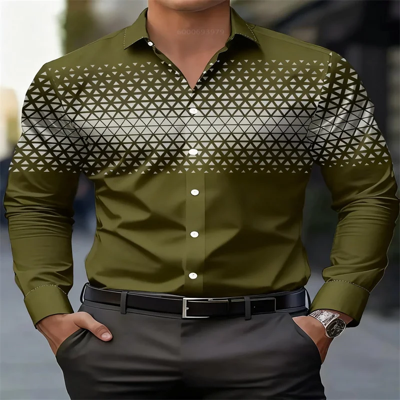 Fashion geometric pattern 3D Print Men's Long Sleeve Shirts Fashion Button-Down Tops Autumn New Casual Men's Casual Lapel Shirts
Fashion geometric pattern 3D Print Men's Long Sleeve Shirts Fashion Button-Down Tops Autumn New Casual Men's Casual Lapel Shirts