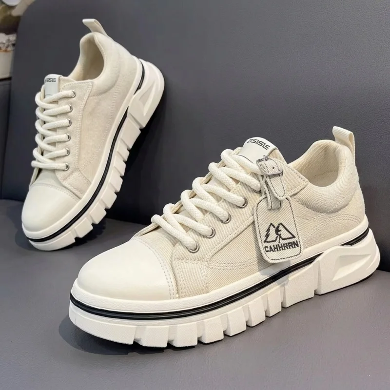 Men's Canvas Shoes 2026 New Summer Breathable Casual Thick Bottom Heightening Anti-slip Sports Shoes Comfortable Low Top roun...
Men's Canvas Shoes 2026 New Summer Breathable Casual Thick Bottom Heightening Anti-slip Sports Shoes Comfortable Low Top roun...