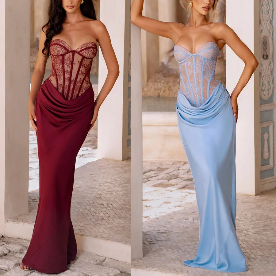 2026 Spring/summer New Sleeveless Patchwork Tie-dye Dress Ins Casual Party Women's Dress Robe Beach Elegant Midi
2026 Spring/summer New Sleeveless Patchwork Tie-dye Dress Ins Casual Party Women's Dress Robe Beach Elegant Midi
