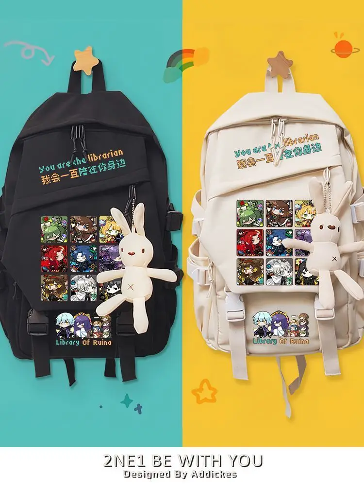 Ruins Library Merchandise Moon Project Brain Company Anime Game Student Double Shoulder Bag Backpack For Women
Ruins Library Merchandise Moon Project Brain Company Anime Game Student Double Shoulder Bag Backpack For Women