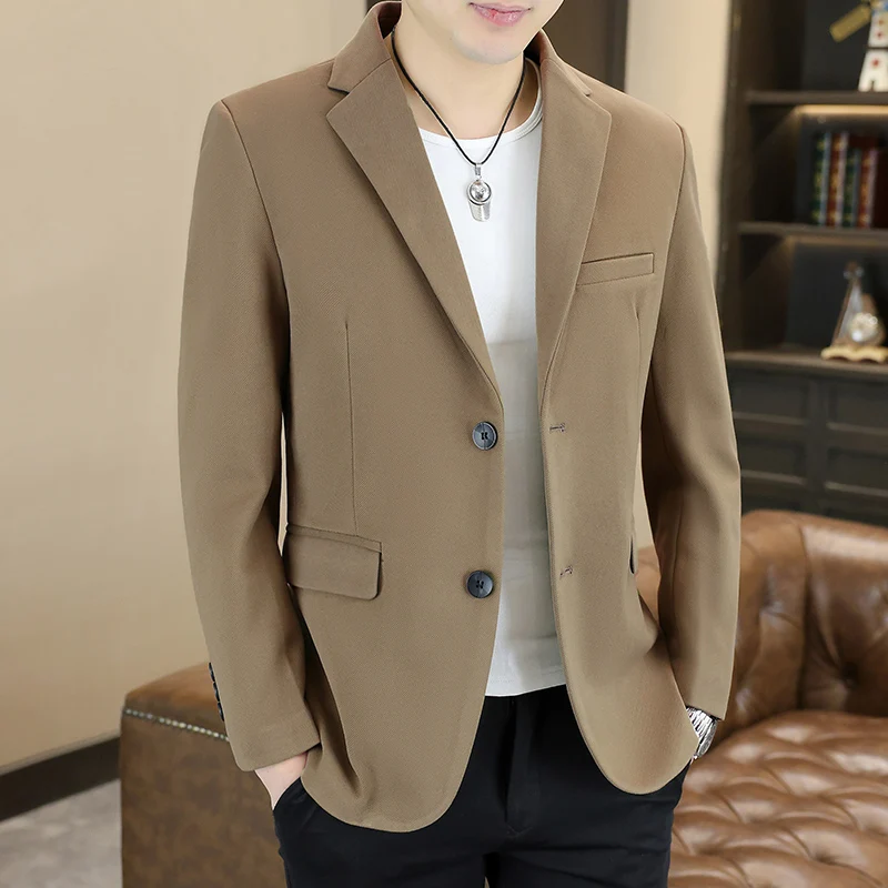 Blazer's New Men's Business Gentleman Korean-style Wedding Fashion Trendy Slimming Versatile High-end Casual Accessory Blazer
Blazer's New Men's Business Gentleman Korean-style Wedding Fashion Trendy Slimming Versatile High-end Casual Accessory Blazer