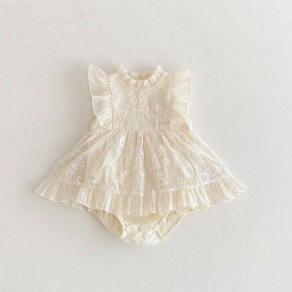 Princess Baby Girl Dress Romper 0-2Years Cute Newborn Solid Color Embroidery Skirted Bodysuit Outfits Birthday Party Clothes
Princess Baby Girl Dress Romper 0-2Years Cute Newborn Solid Color Embroidery Skirted Bodysuit Outfits Birthday Party Clothes