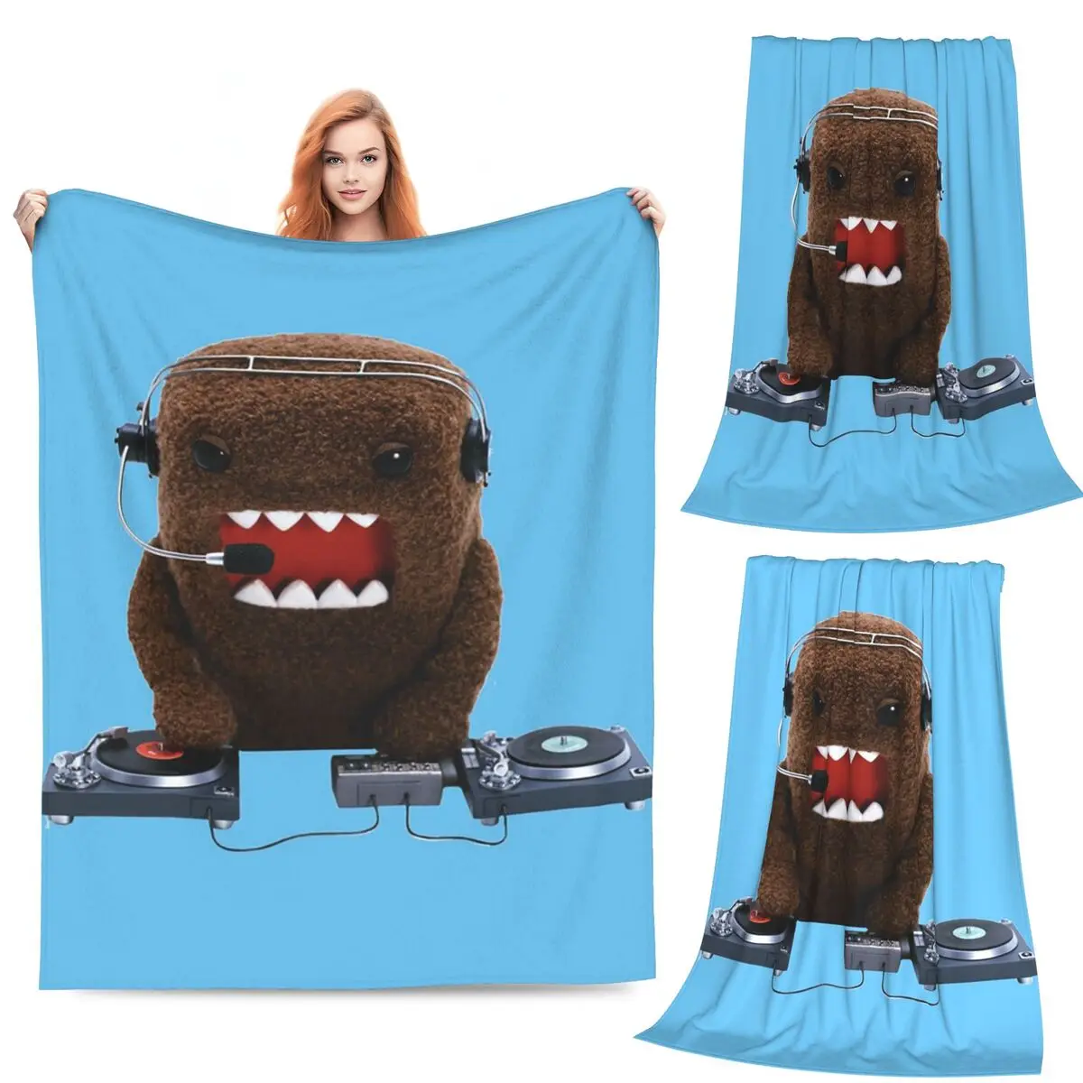 Domo Kun Doll Face Blanket Soft Warm Flannel Throw Blanket Bedspread for Bed Living room Picnic Travel Home Couch
Domo Kun Doll Face Blanket Soft Warm Flannel Throw Blanket Bedspread for Bed Living room Picnic Travel Home Couch