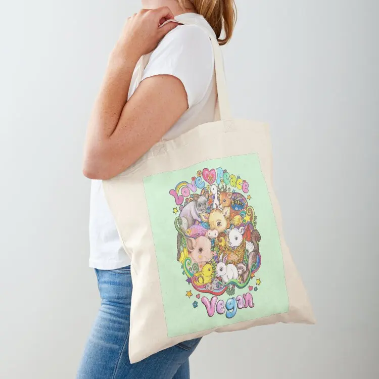 Love, Peace, Vegan Tote Bag canvas shopping bag custom fabric bag bags woman 2025 reusable shopping
Love, Peace, Vegan Tote Bag canvas shopping bag custom fabric bag bags woman 2025 reusable shopping
