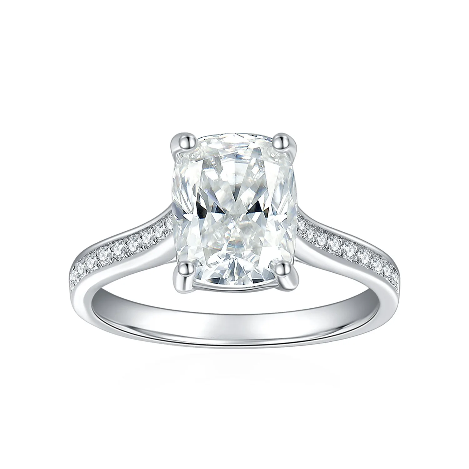 Full Moissanite 18K Gold Plated Cushion Cut 7*9MM GRA Moissanite Diamond Engagement Ring 925 Sterling Silver Fine Jewelry
Full Moissanite 18K Gold Plated Cushion Cut 7*9MM GRA Moissanite Diamond Engagement Ring 925 Sterling Silver Fine Jewelry