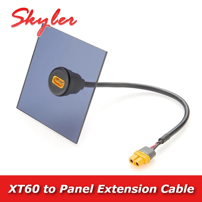 XT60 Circular Threaded Male to Female Extension Cable for Model Aircraft/drones XT60 Panel Mounting Battery Connection Cable
XT60 Circular Threaded Male to Female Extension Cable for Model Aircraft/drones XT60 Panel Mounting Battery Connection Cable