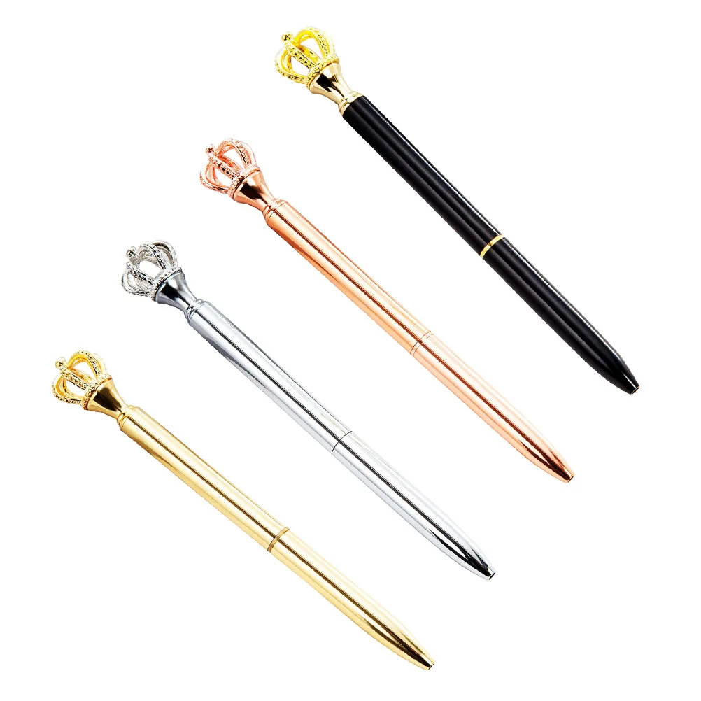 4pcs Crown Head Gel Pen Creative Beautiful Metal Gel Pen for Girl Child (Black, Electroplated Gold, Electroplated Gold,
4pcs Crown Head Gel Pen Creative Beautiful Metal Gel Pen for Girl Child (Black, Electroplated Gold, Electroplated Gold,