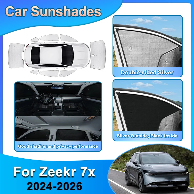 For Zeekr 7x Accessories 2025 2024 2026 CX1E Car Window Sunshades Windshield Sunshades UV Protection Sun Visor Covers Accesorios
For Zeekr 7x Accessories 2025 2024 2026 CX1E Car Window Sunshades Windshield Sunshades UV Protection Sun Visor Covers Accesorios