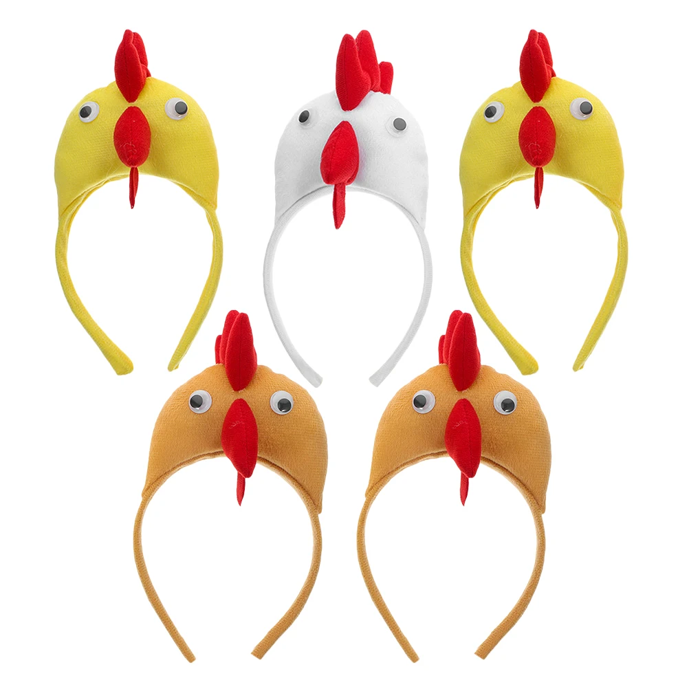 5pcs Chicken Headband Fabric Plastic PP Cotton Halloween Party Costume Accessory Cosplay Event Festive Gathering Animal Headwear
5pcs Chicken Headband Fabric Plastic PP Cotton Halloween Party Costume Accessory Cosplay Event Festive Gathering Animal Headwear
