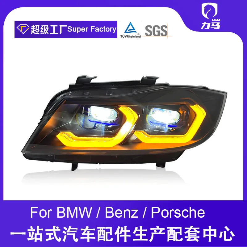 Suitable for BMW 3 Series E90 two-color headlight assembly modification 05-12 three series LED lens daytime running light flow
Suitable for BMW 3 Series E90 two-color headlight assembly modification 05-12 three series LED lens daytime running light flow