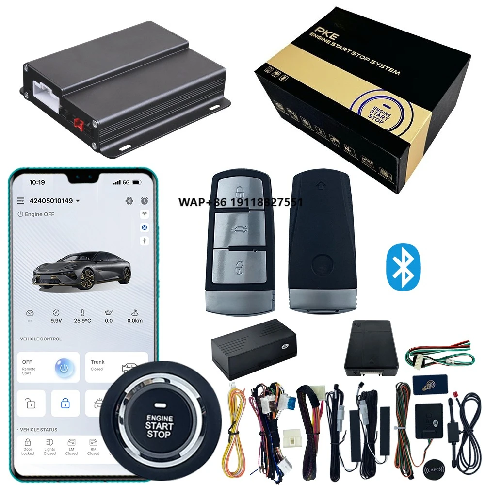 OVI Universal Smartphone App-Controlled Vehicle Remote Starter Start/Stop Engine and Ignition Remotely