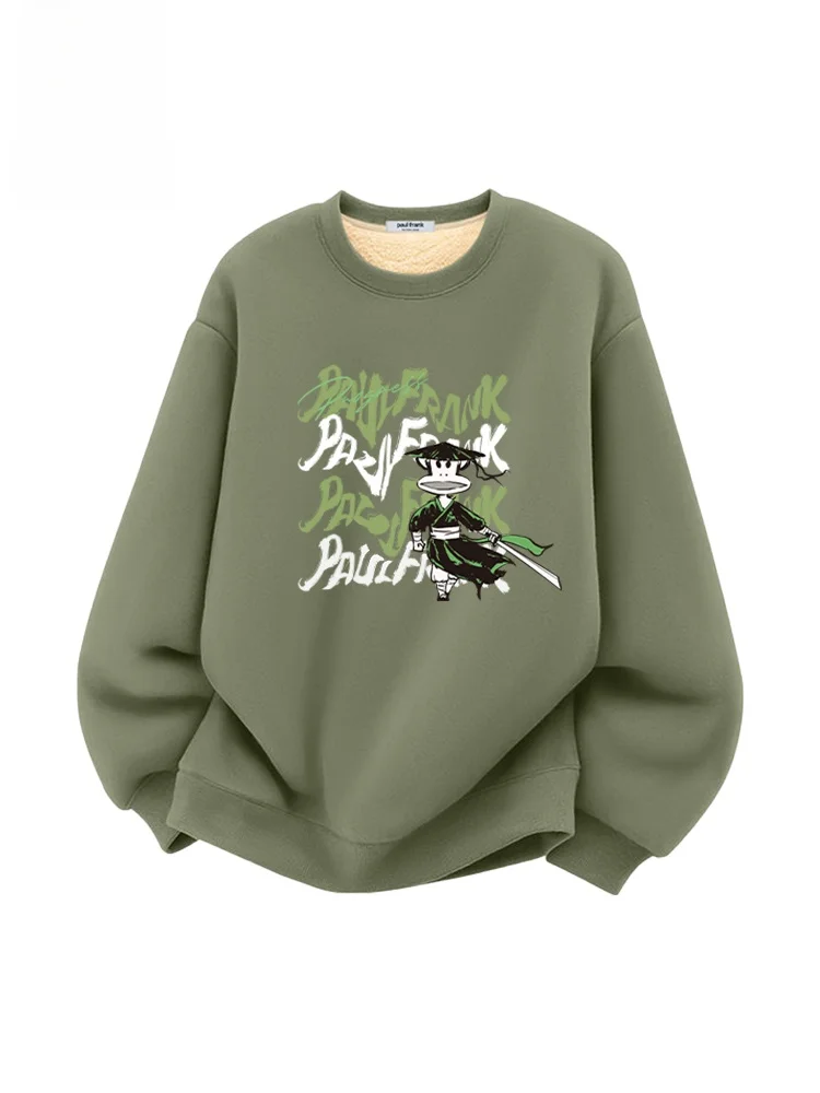 Thiened Lamb Velvet Print Sweatirt round Ne Winter Jaet for Men Faionable Casual Streetwear
Thiened Lamb Velvet Print Sweatirt round Ne Winter Jaet for Men Faionable Casual Streetwear