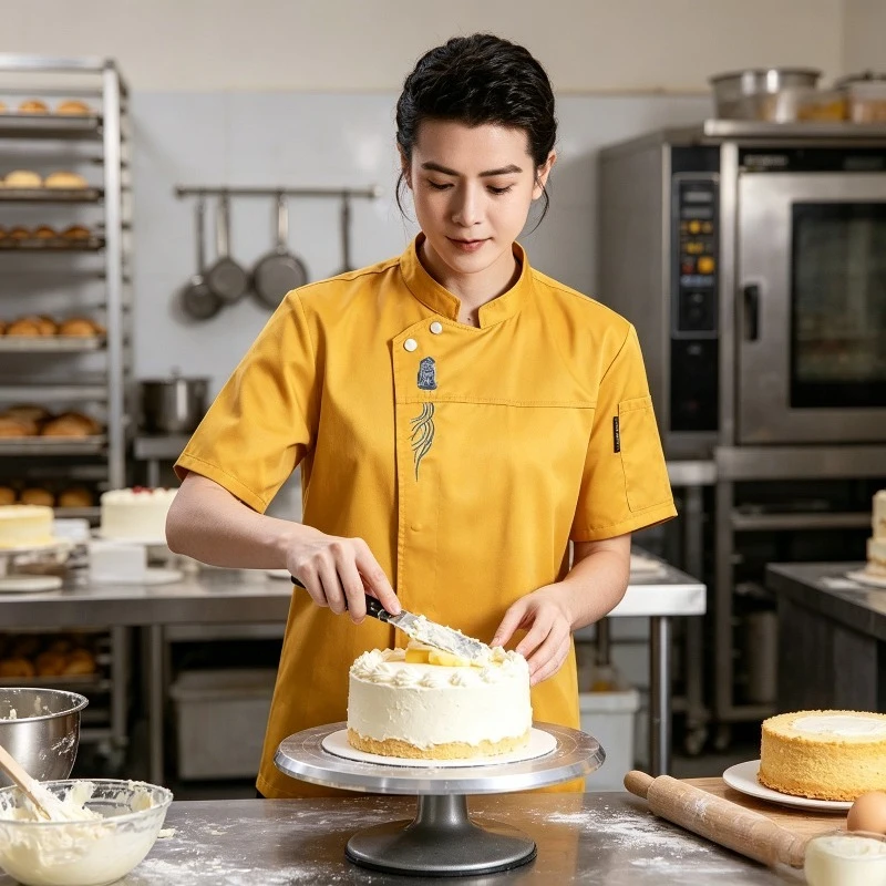 Catering, Kitchen, Breathable Mesh, Chef's Clothing, Short Sleeved, Unisex Hotel, Restaurant, Bakery, Pastry Chef's Work Clothes
Catering, Kitchen, Breathable Mesh, Chef's Clothing, Short Sleeved, Unisex Hotel, Restaurant, Bakery, Pastry Chef's Work Clothes