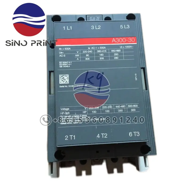 A300-30 Contactor A30030 For KBA 1S160111215151469 Offest Printing Machinery Parts Spare Parts
A300-30 Contactor A30030 For KBA 1S160111215151469 Offest Printing Machinery Parts Spare Parts