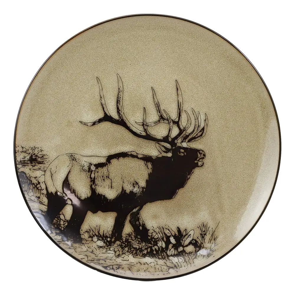 Ebros Animal Wildlife Forest Giant Emperor Bull Elk Abstract Art Large Round Dinner Plate Set Of 2 10.75"" Plates Dishwasher
Ebros Animal Wildlife Forest Giant Emperor Bull Elk Abstract Art Large Round Dinner Plate Set Of 2 10.75"" Plates Dishwasher