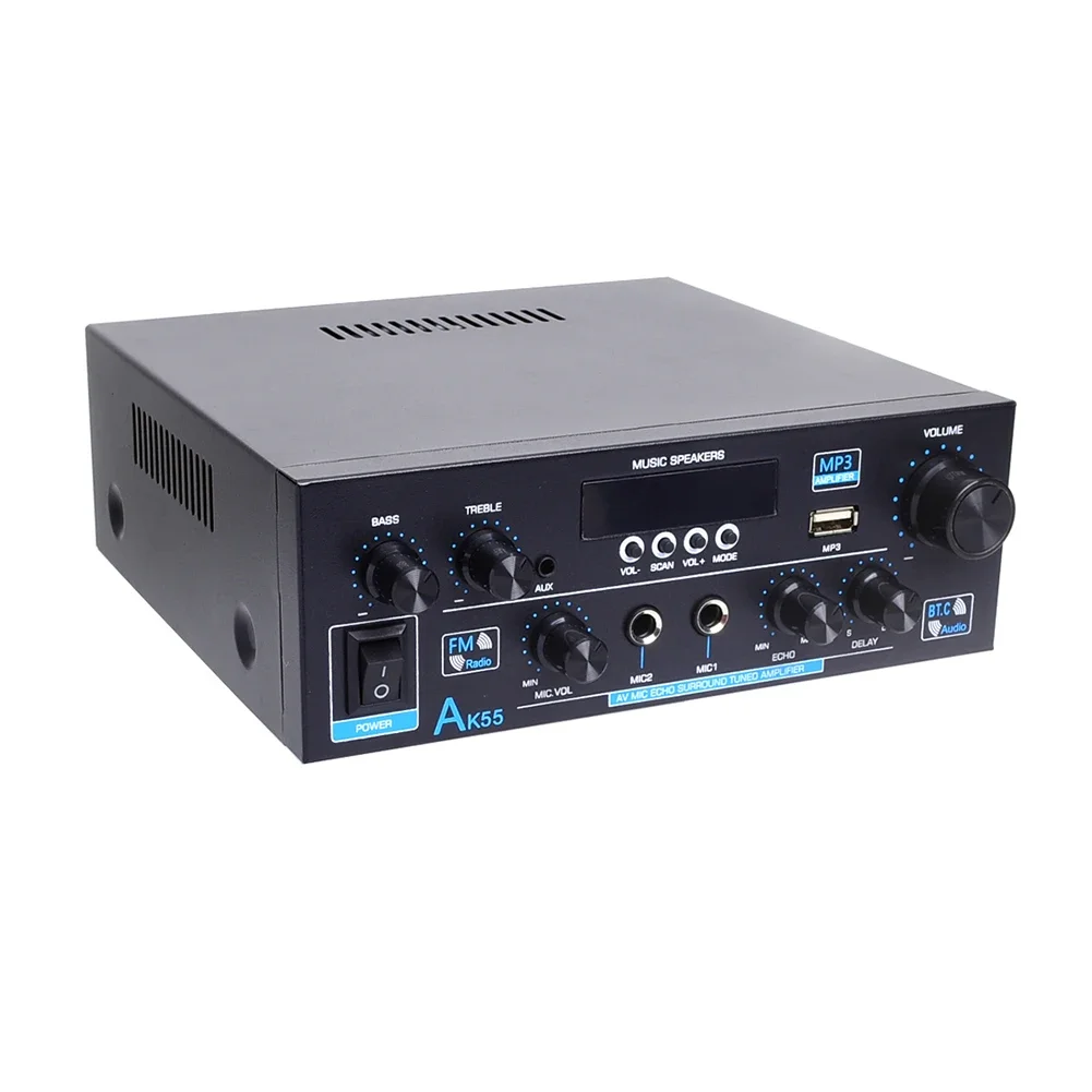 Light Weight BT Digital Enhancer 2.0 Channel Stereo MP3 Format Playback Microphone Inputs Non-deformation Direct Installation
Light Weight BT Digital Enhancer 2.0 Channel Stereo MP3 Format Playback Microphone Inputs Non-deformation Direct Installation