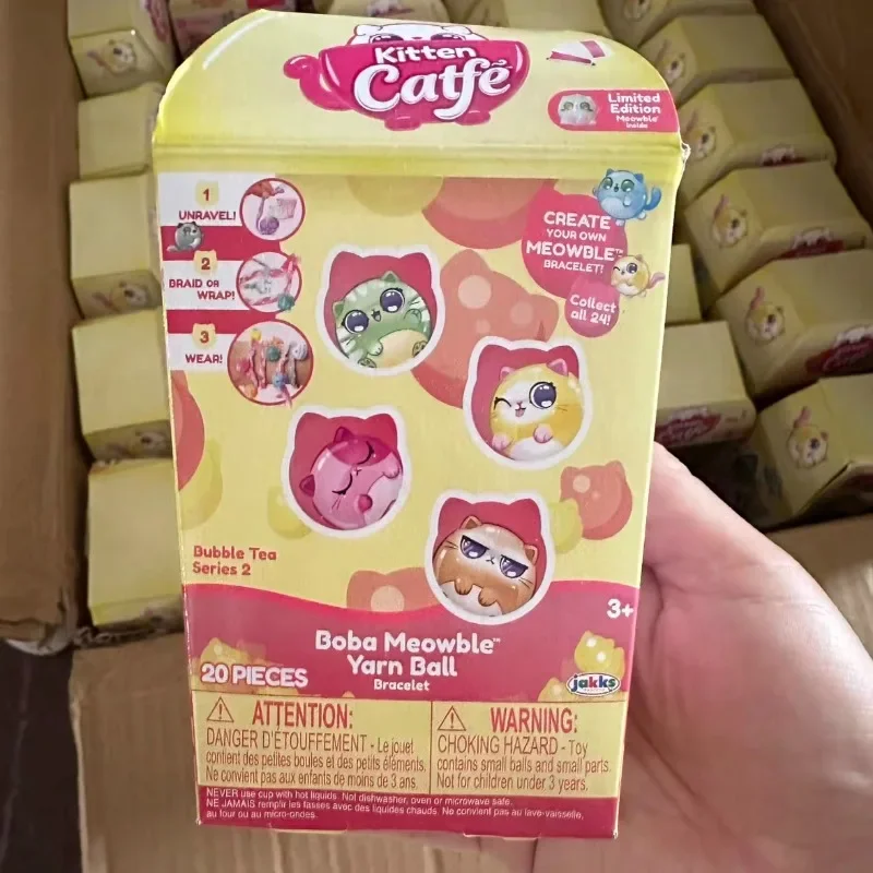 Cartoon Kitten Catfe Meowble Yarn Ball Kawaii DIY Toy Blind Box Toys Mini Bracelet Decoration Kids Girls Christmas Gifts
Cartoon Kitten Catfe Meowble Yarn Ball Kawaii DIY Toy Blind Box Toys Mini Bracelet Decoration Kids Girls Christmas Gifts