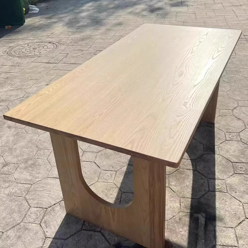 North American Ash Wood U-shaped Dining Table Rectangular Home Modern Simple Log Table Elegante Y Duradero Dining Room Furniture
North American Ash Wood U-shaped Dining Table Rectangular Home Modern Simple Log Table Elegante Y Duradero Dining Room Furniture