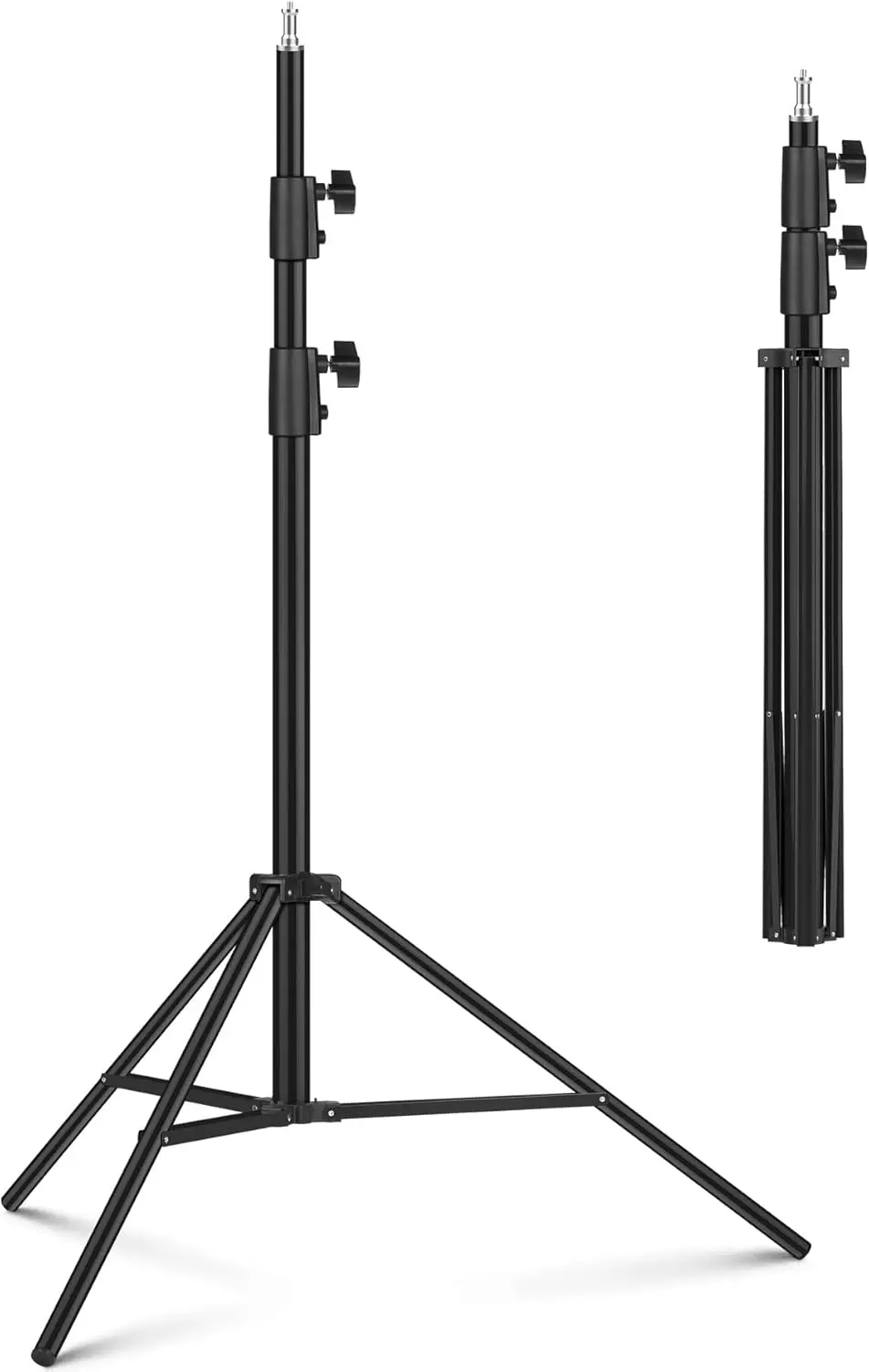 Photography Light Stand 9.2ft/110'', Heavy Duty Light Stand Aluminum Alloy Spring Cu ioned Tripod for Ring Lights, S
Photography Light Stand 9.2ft/110'', Heavy Duty Light Stand Aluminum Alloy Spring Cu ioned Tripod for Ring Lights, S