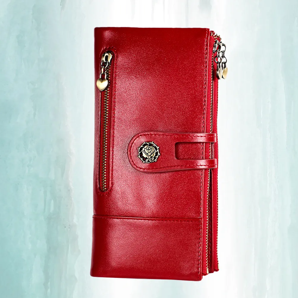 Натуральный кожаный кошелек-портмоне для женщин, длинный, винтажный, с карманами на молнии, органайзер, красный
Натуральный кожаный кошелек-портмоне для женщин, длинный, винтажный, с карманами на молнии, органайзер, красный