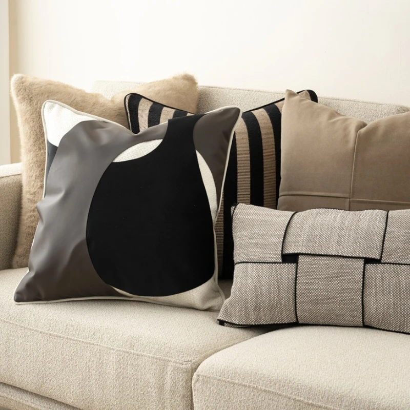 Чехол для декоративной подушки 30x50/45x45/48x48 см, черный, кофейный, современный, в стиле лайт-люкс, для поясницы, для декора дома
Чехол для декоративной подушки 30x50/45x45/48x48 см, черный, кофейный, современный, в стиле лайт-люкс, для поясницы, для декора дома
